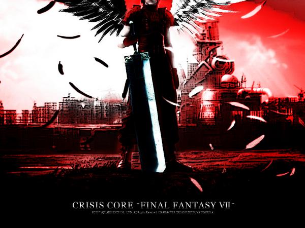 Final Fantasy Vii Crisis Core By Hollow Darklight Fan Art Wallpaper