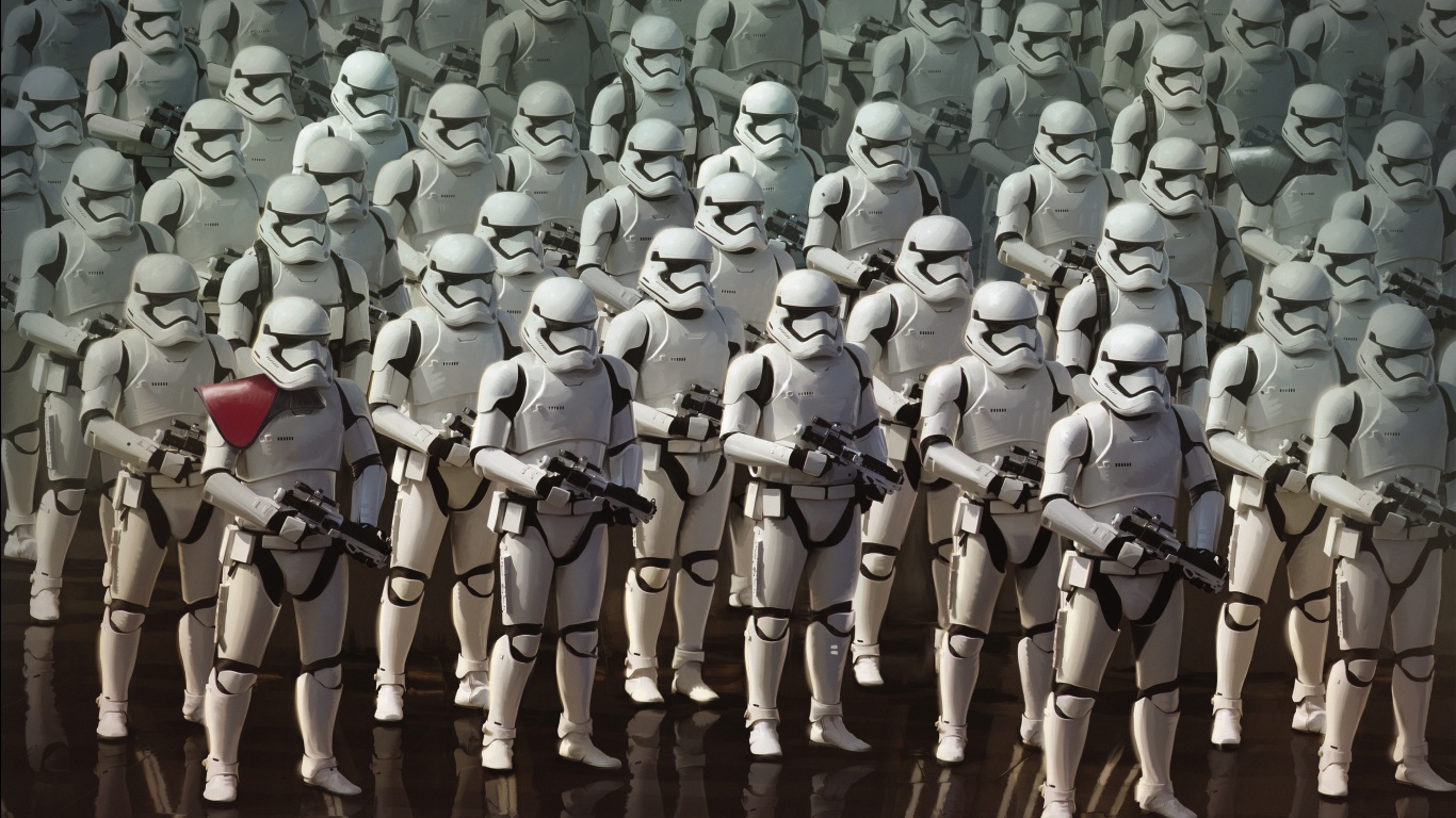 Star Wars The Force Awakens Stormtroopers Wallpapers HD Wallpapers 1366x768