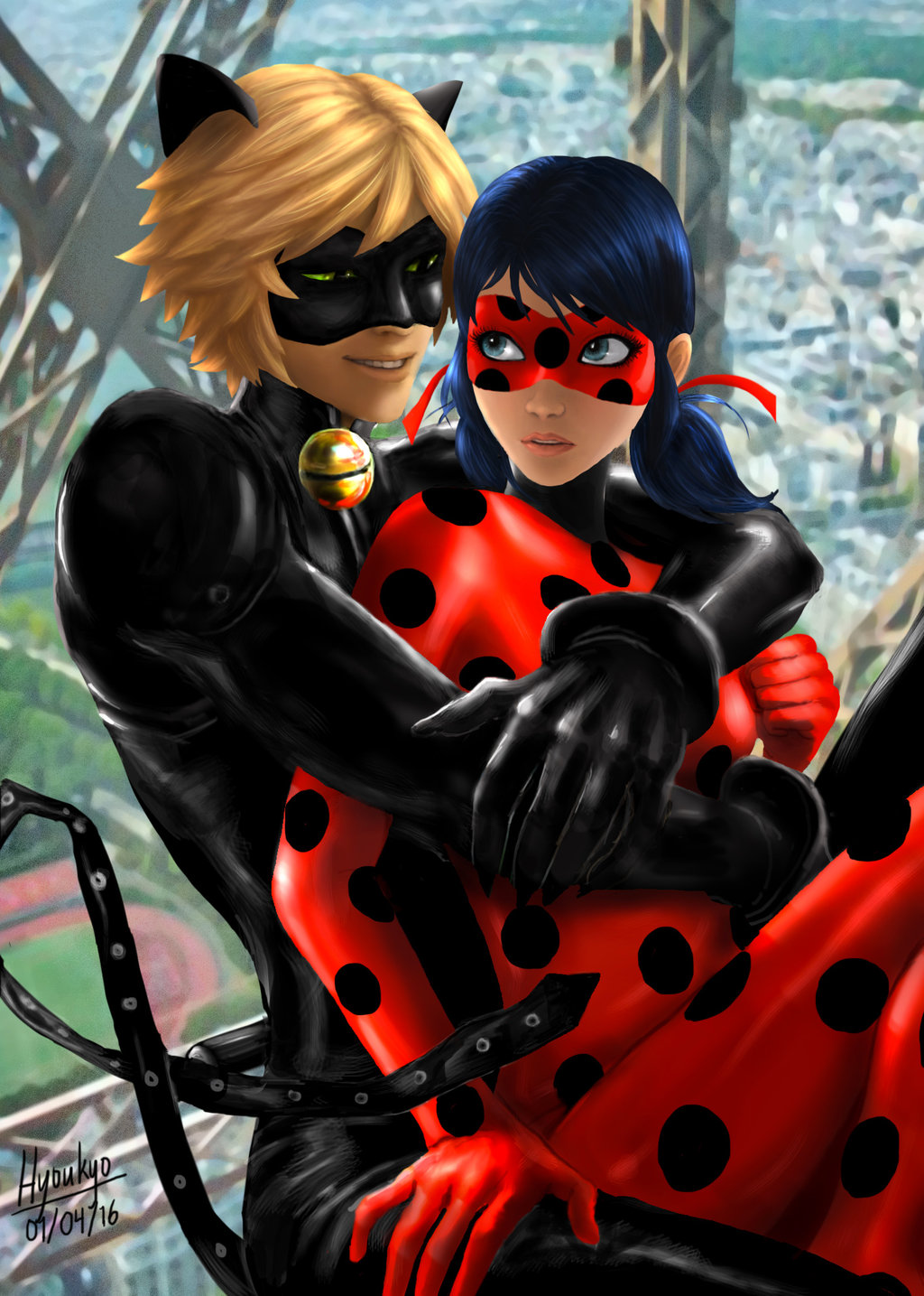 Ladybug Image And Chat Noir HD Wallpaper Background
