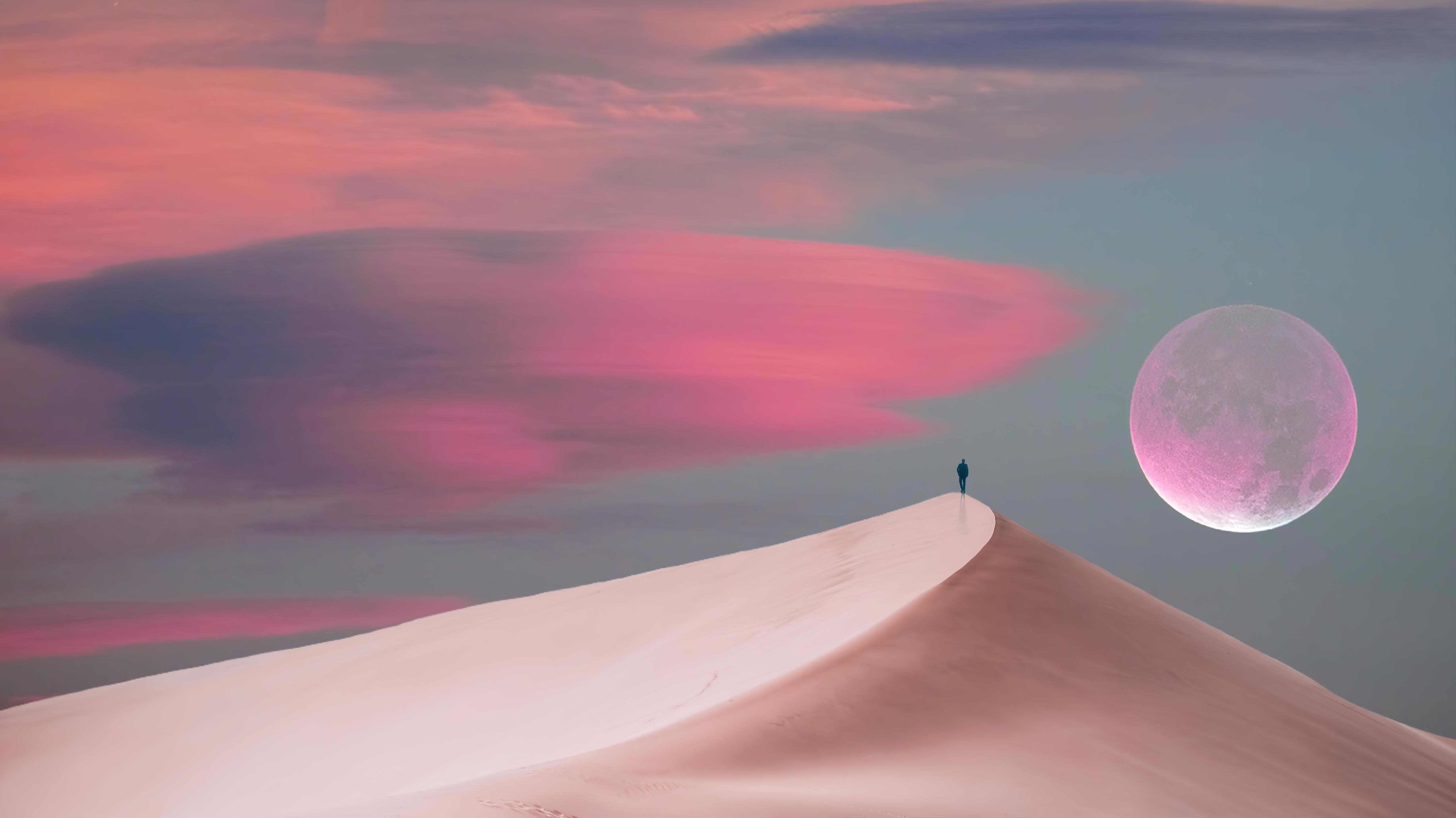 Artistic Desert 4k Ultra HD Wallpaper By Outrunyouth