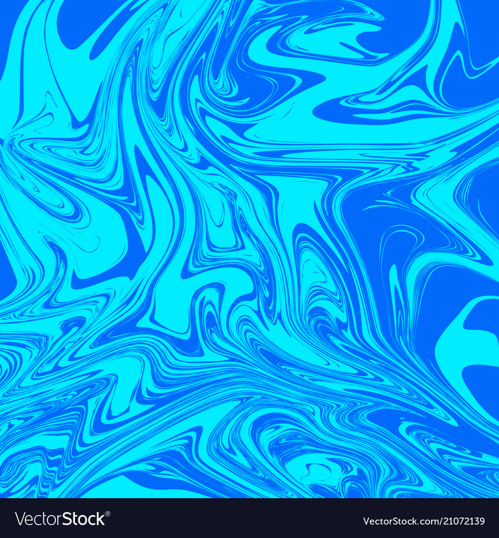 Aquamarine Liquid Marble Background Royalty Vector
