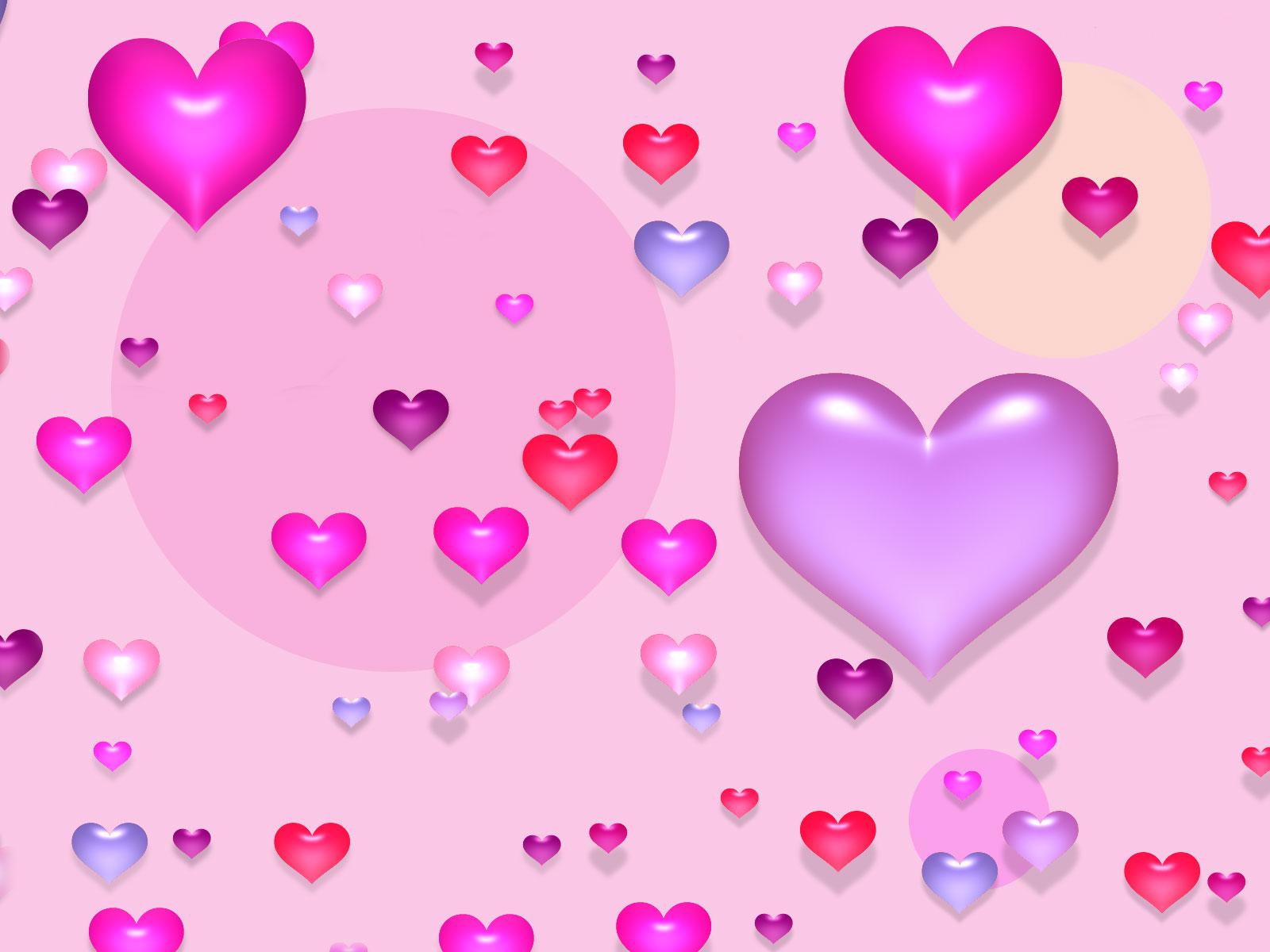 Pink Love Wallpaper Which Is Under The