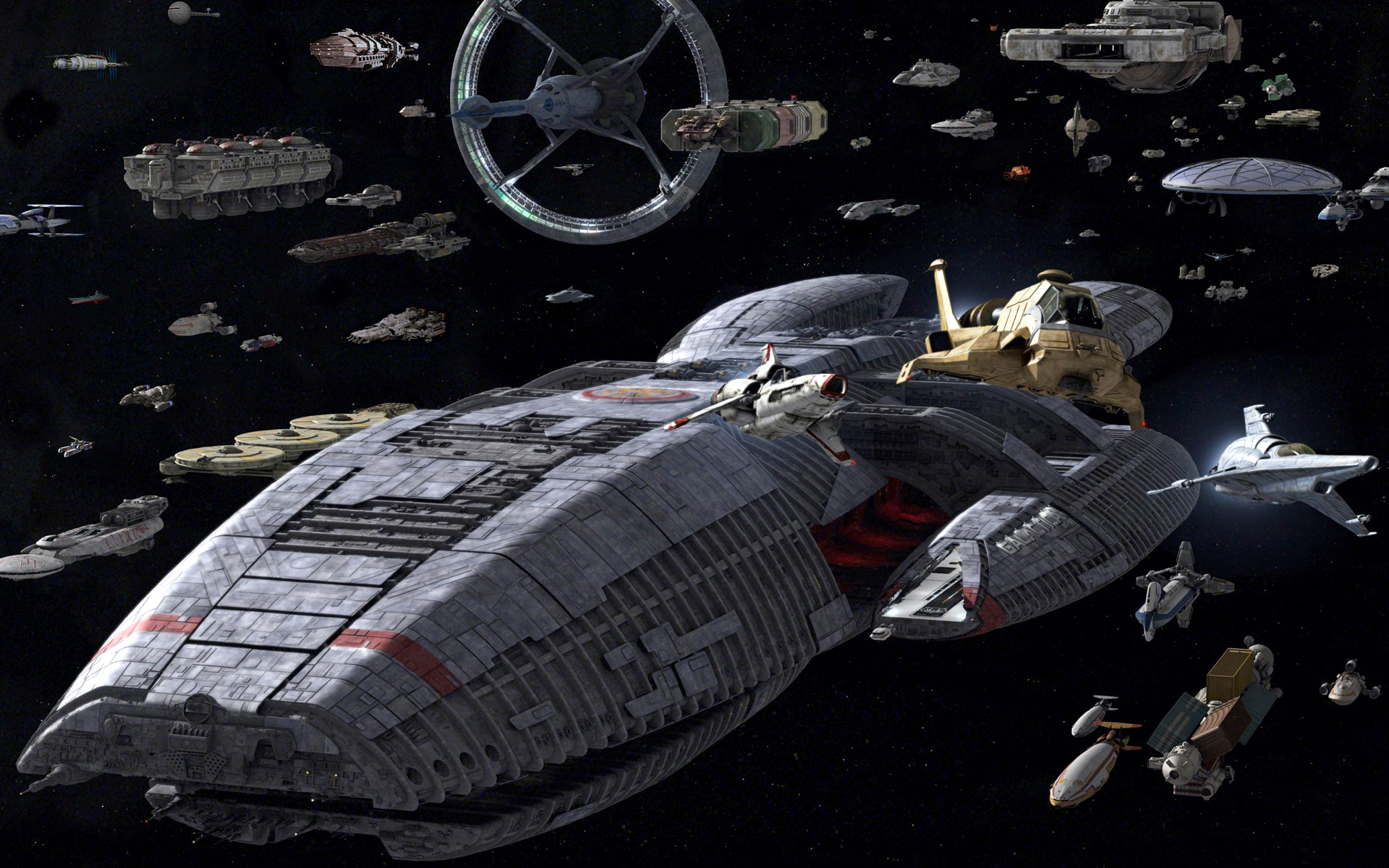 Pics Photos Scifi Ships Battlestar Galactica Wallpaper