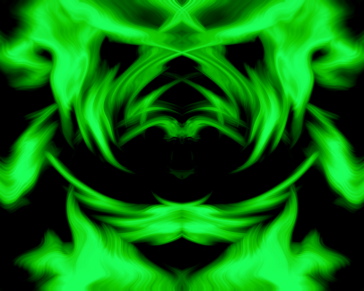 Neon Green Background by Chaos Gloves on