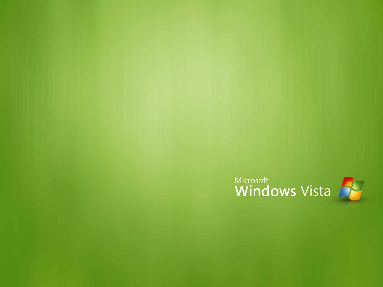 Vista Go Green Wallpaper