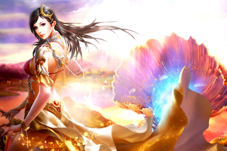 Aoede League Of Angels Wallpaper For Android iPhone And iPad