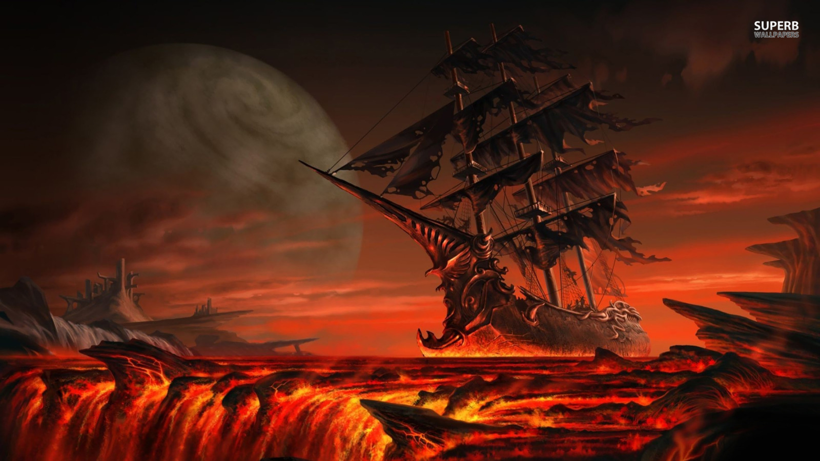 Pirates images Ghost Ship HD wallpaper and background