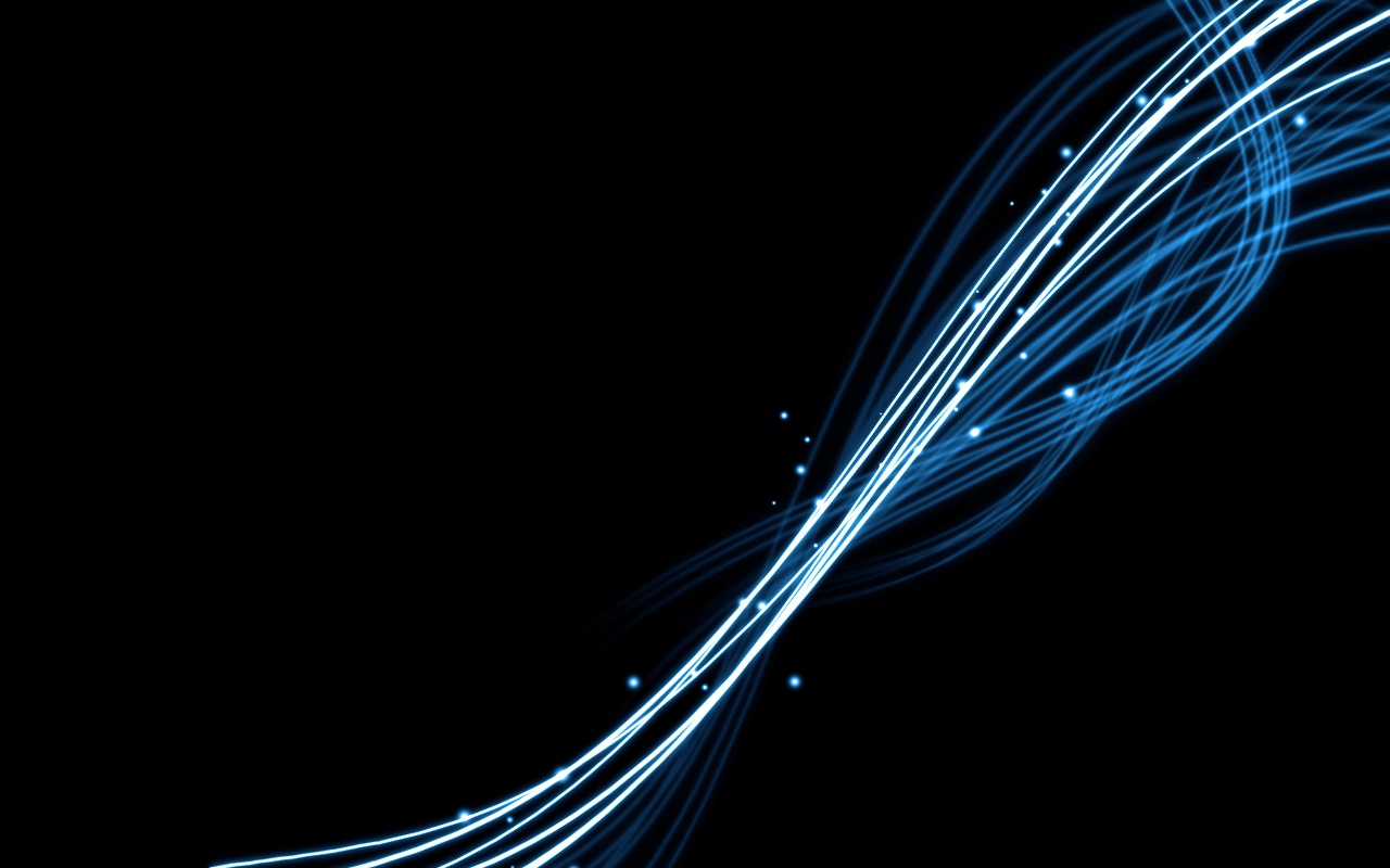 Black Blue Glow Top Wallpaper