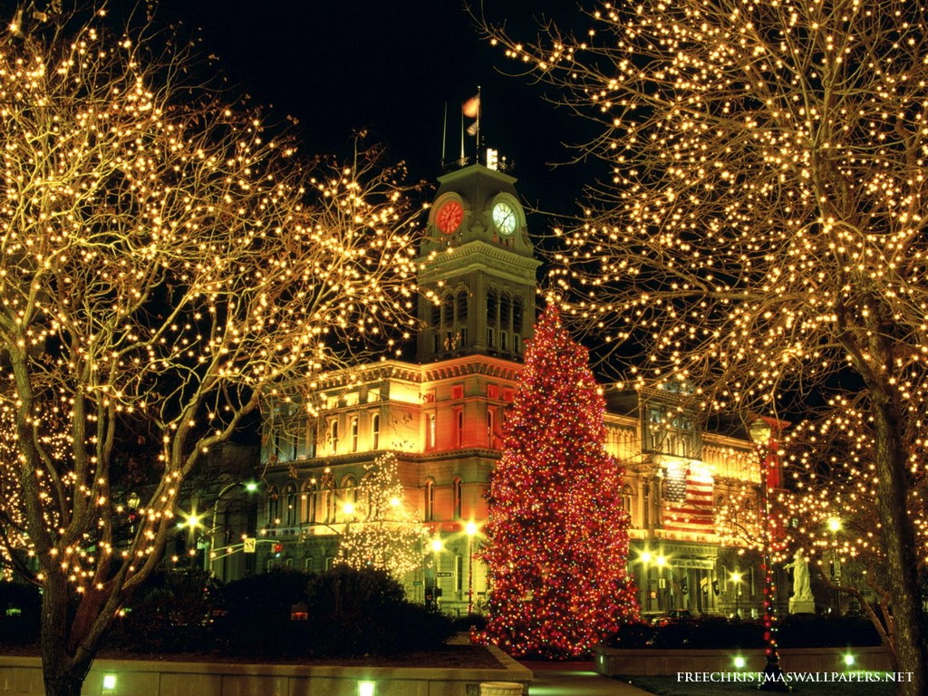 Christmas Louisville Lights Wallpaper