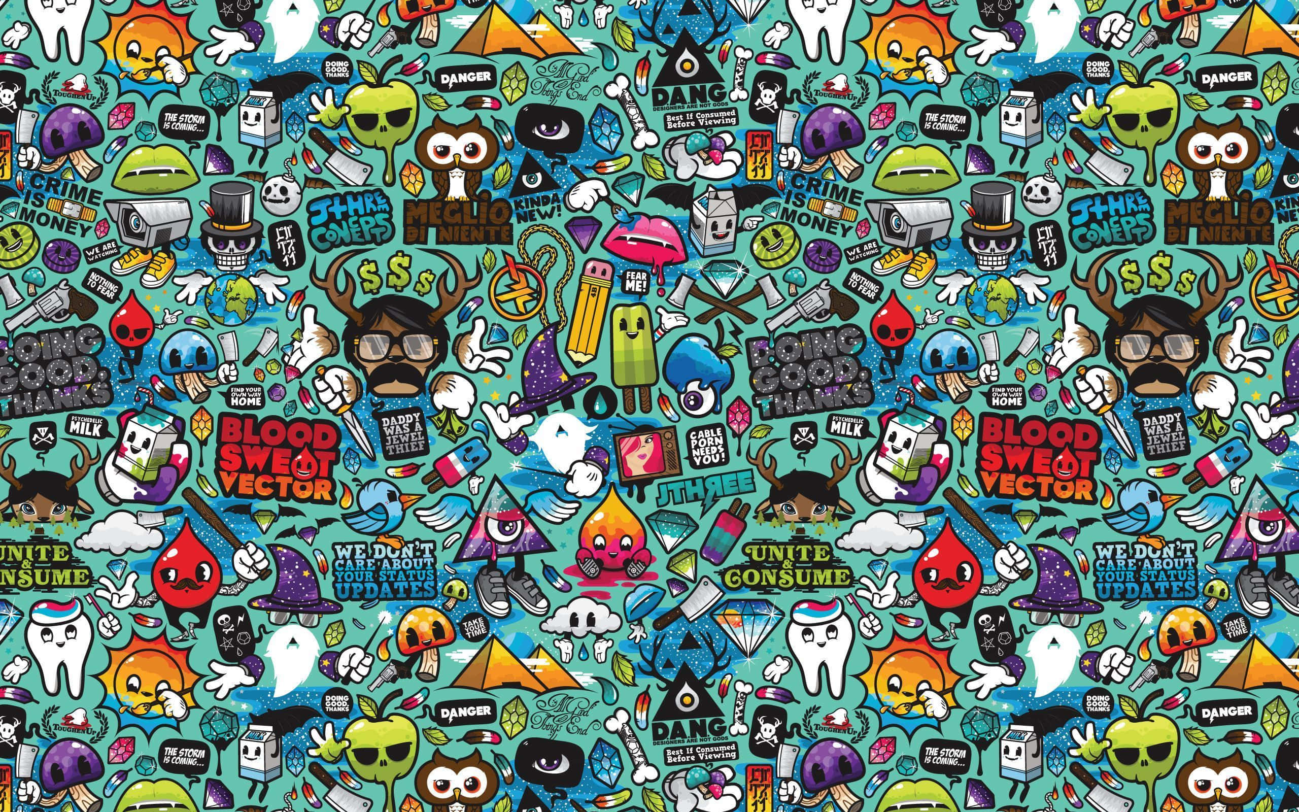 90s Style Wallpaper