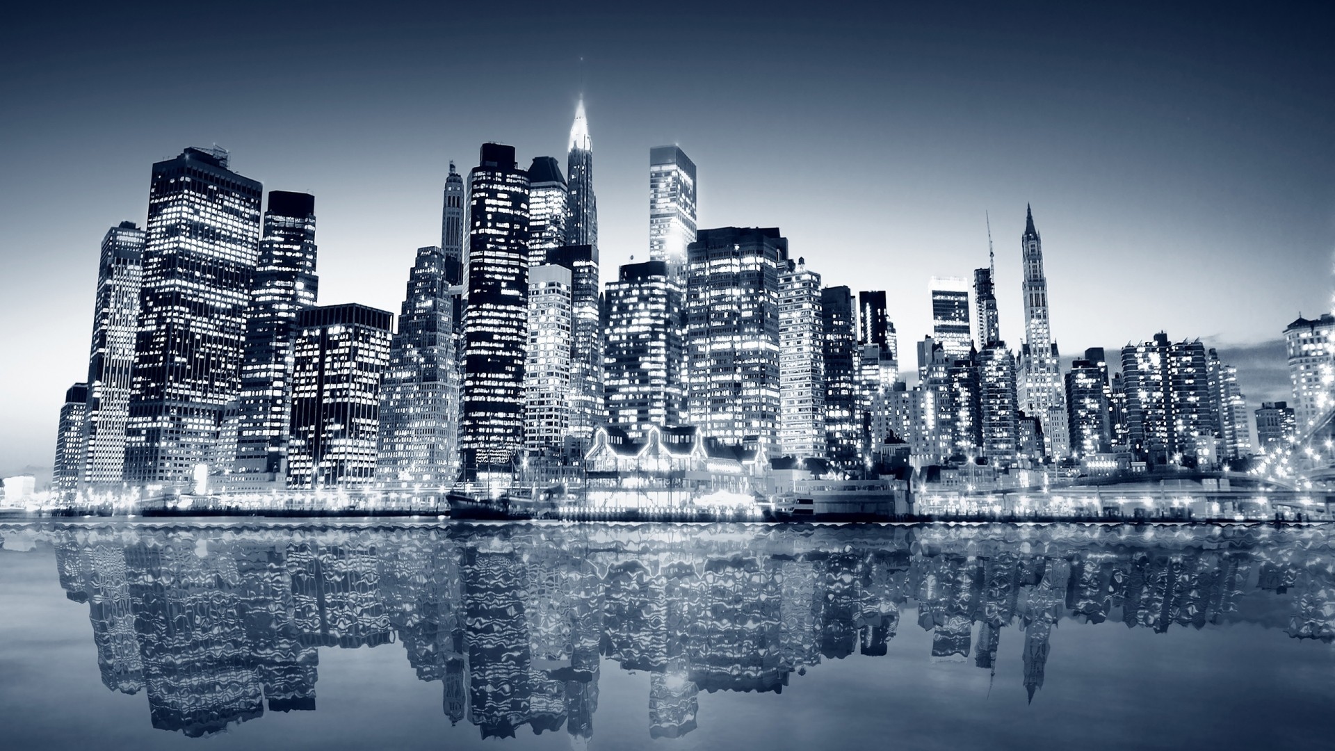 New York Skyline Wallpaper HD High Resolution Full Size