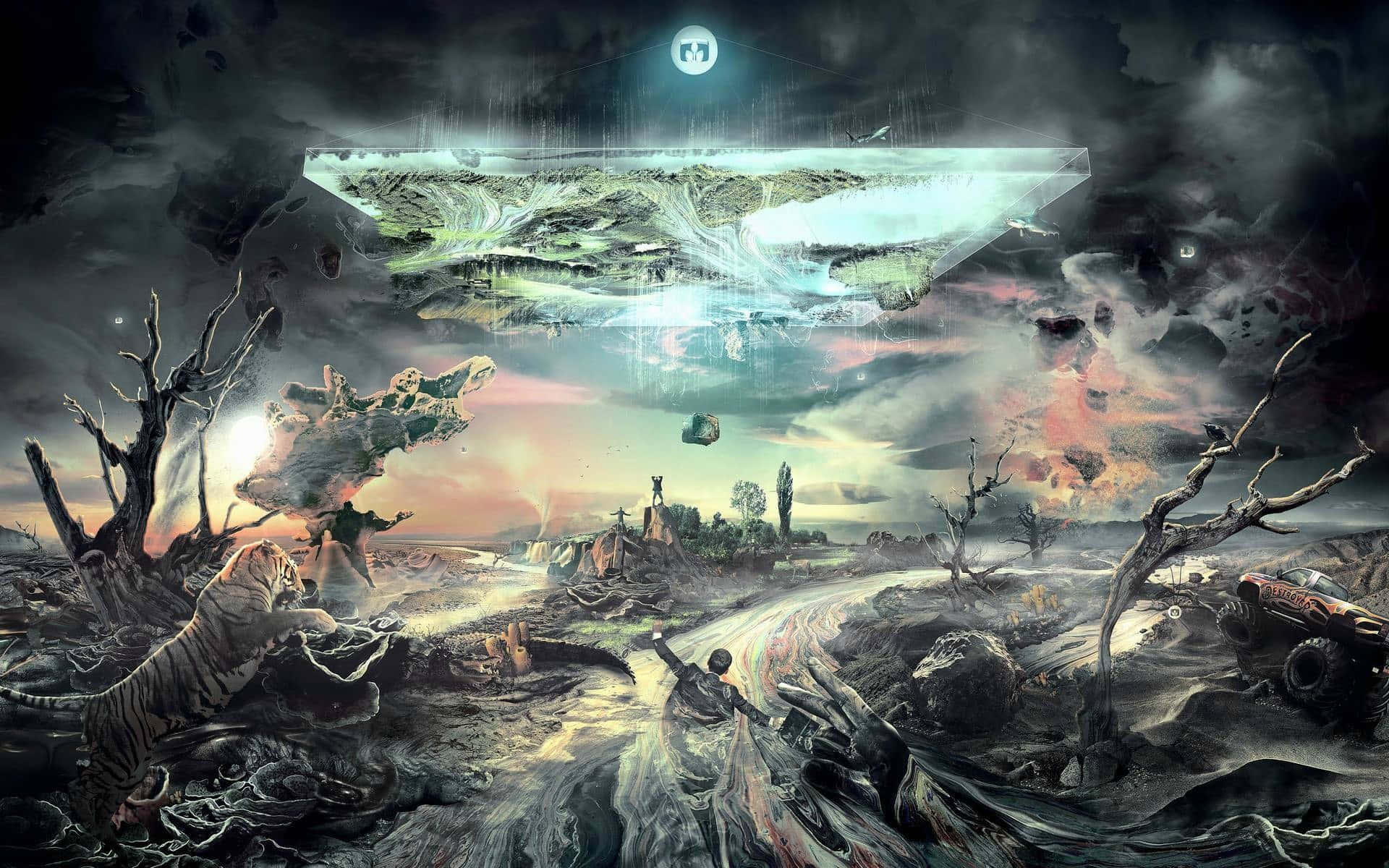 Dark Psychedelic HD Wallpaper