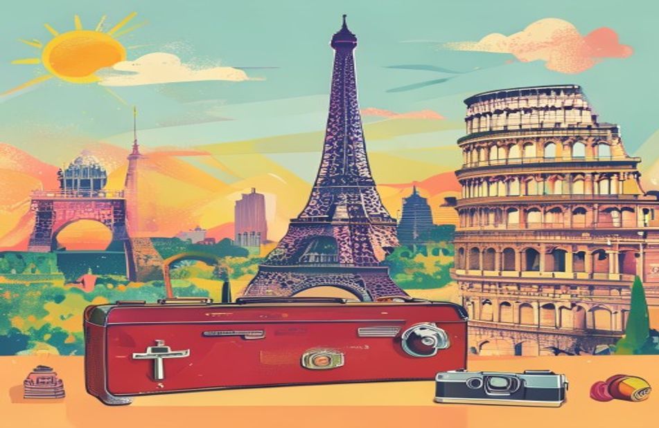 Travel Retro Wallpaper