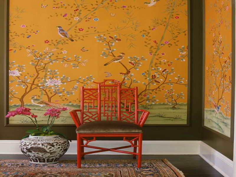 Bird Design Wallpaper For Home Interior