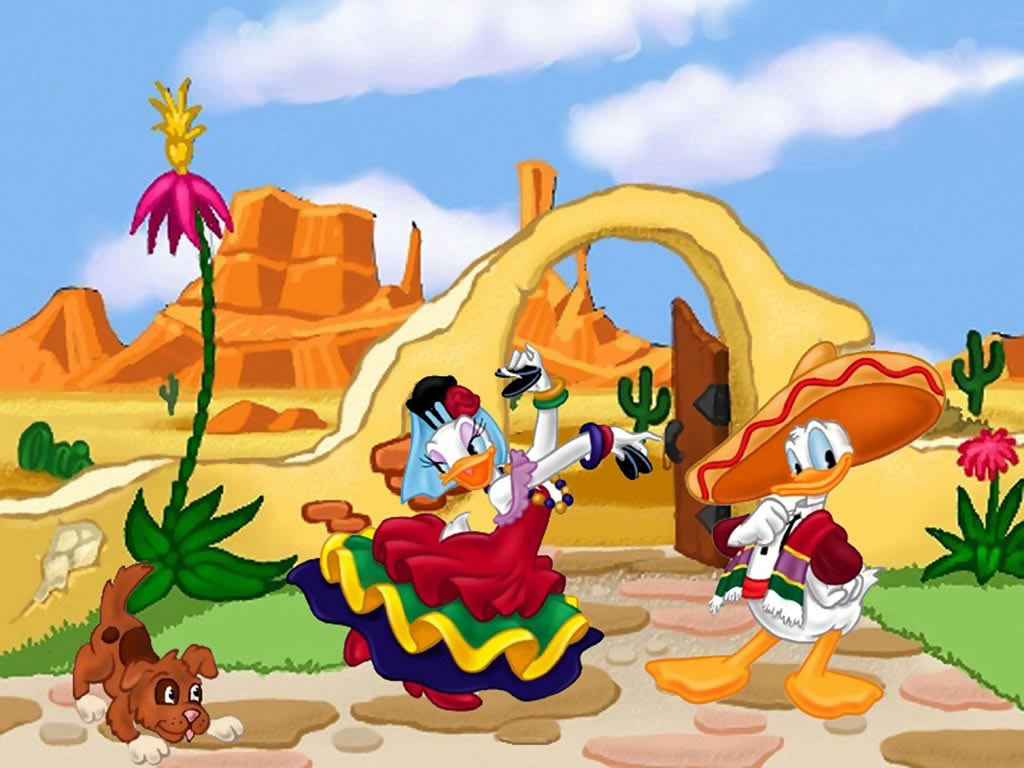 Donald And Daisy Duck Wallpaper