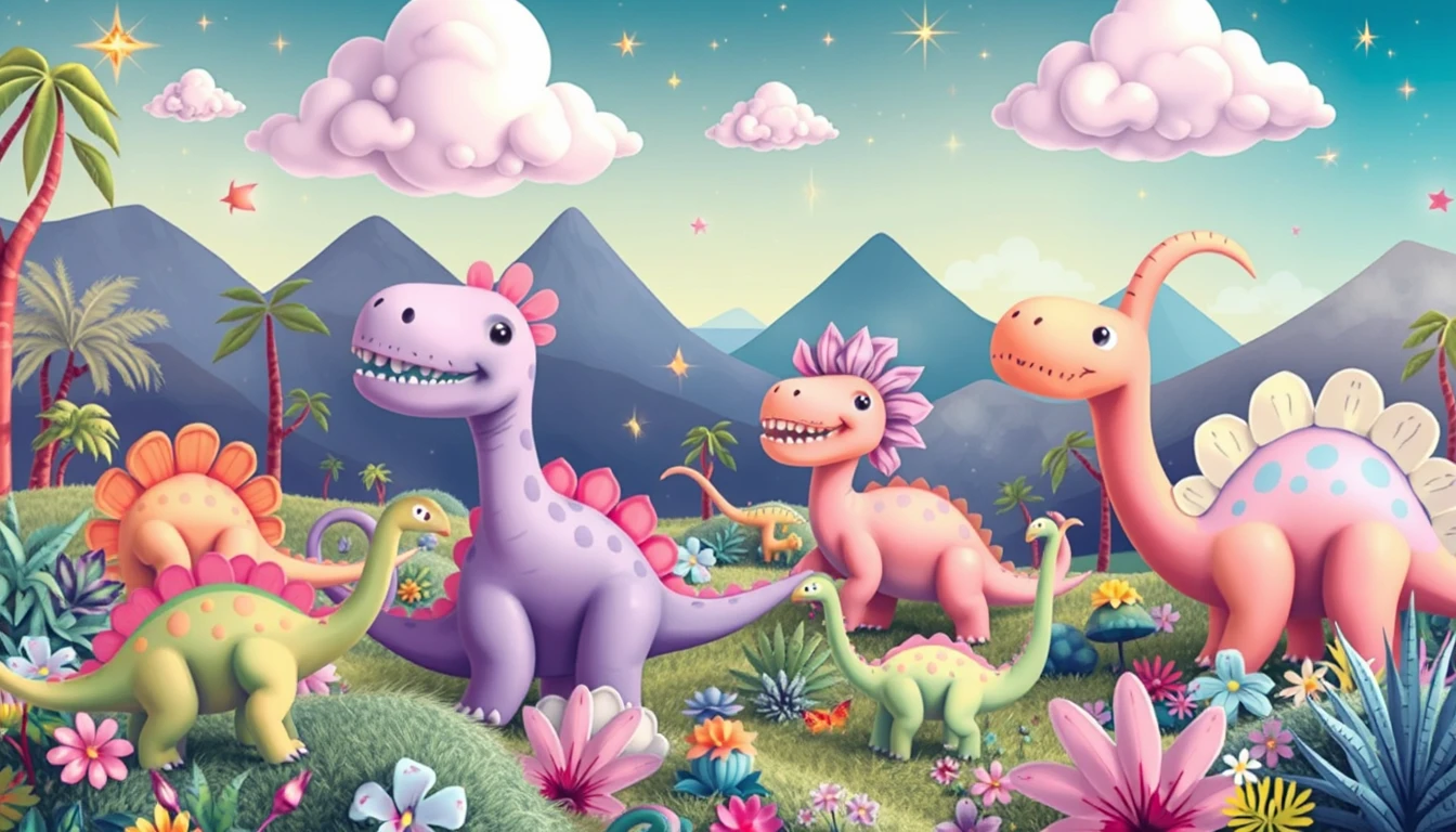 Aesthetic Dinosaurs Wallpaper