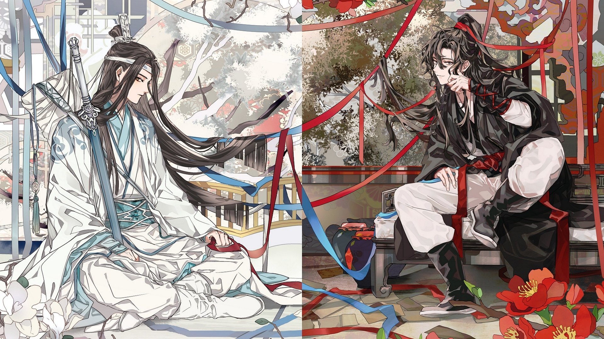 Lan Wangji Wei Wuxian And Ying HD Wallpaper Background Image