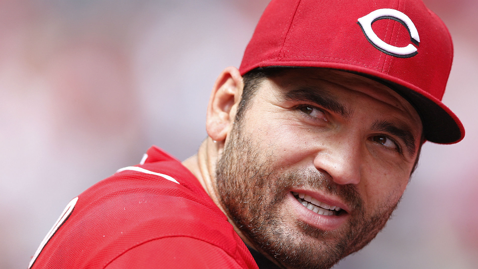 Download Joey Votto With Grunge Backdrop Wallpaper