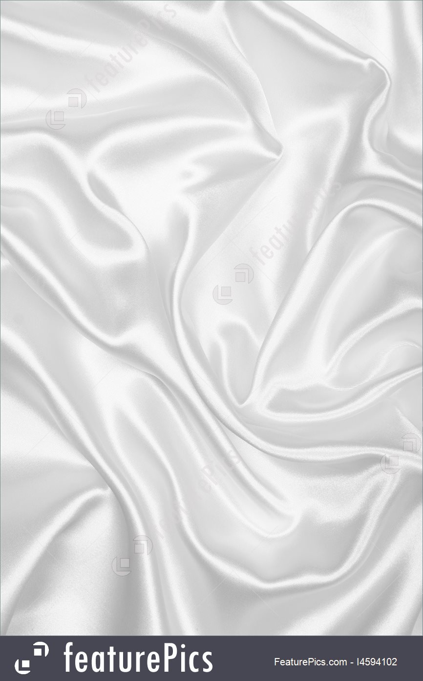 Texture Smooth Elegant White Silk Or Satin Texture As Wedding