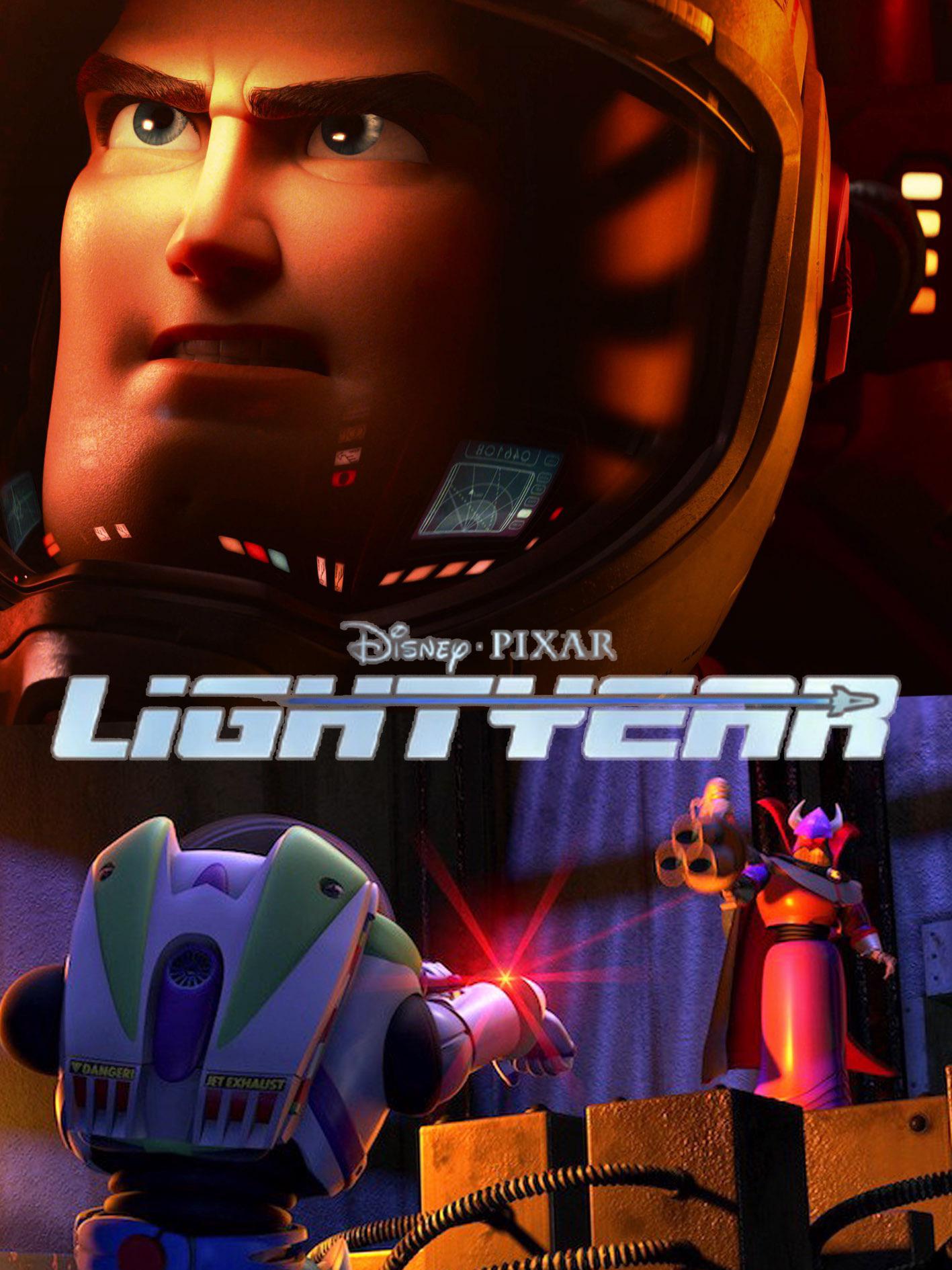 I made a movie poster for the Lightyear movie that was announced