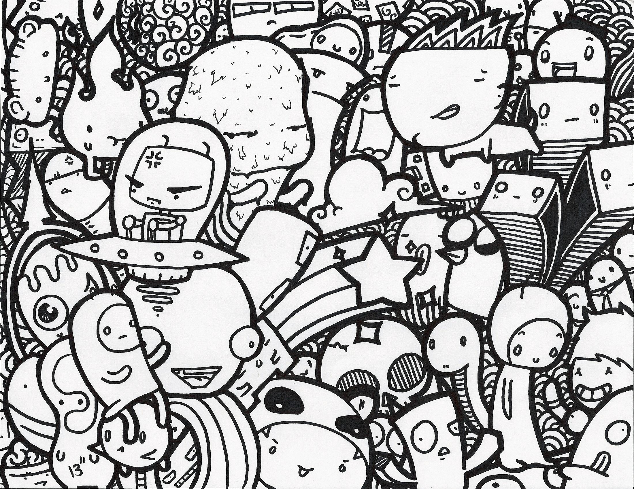 Doodle Wallpaper HD