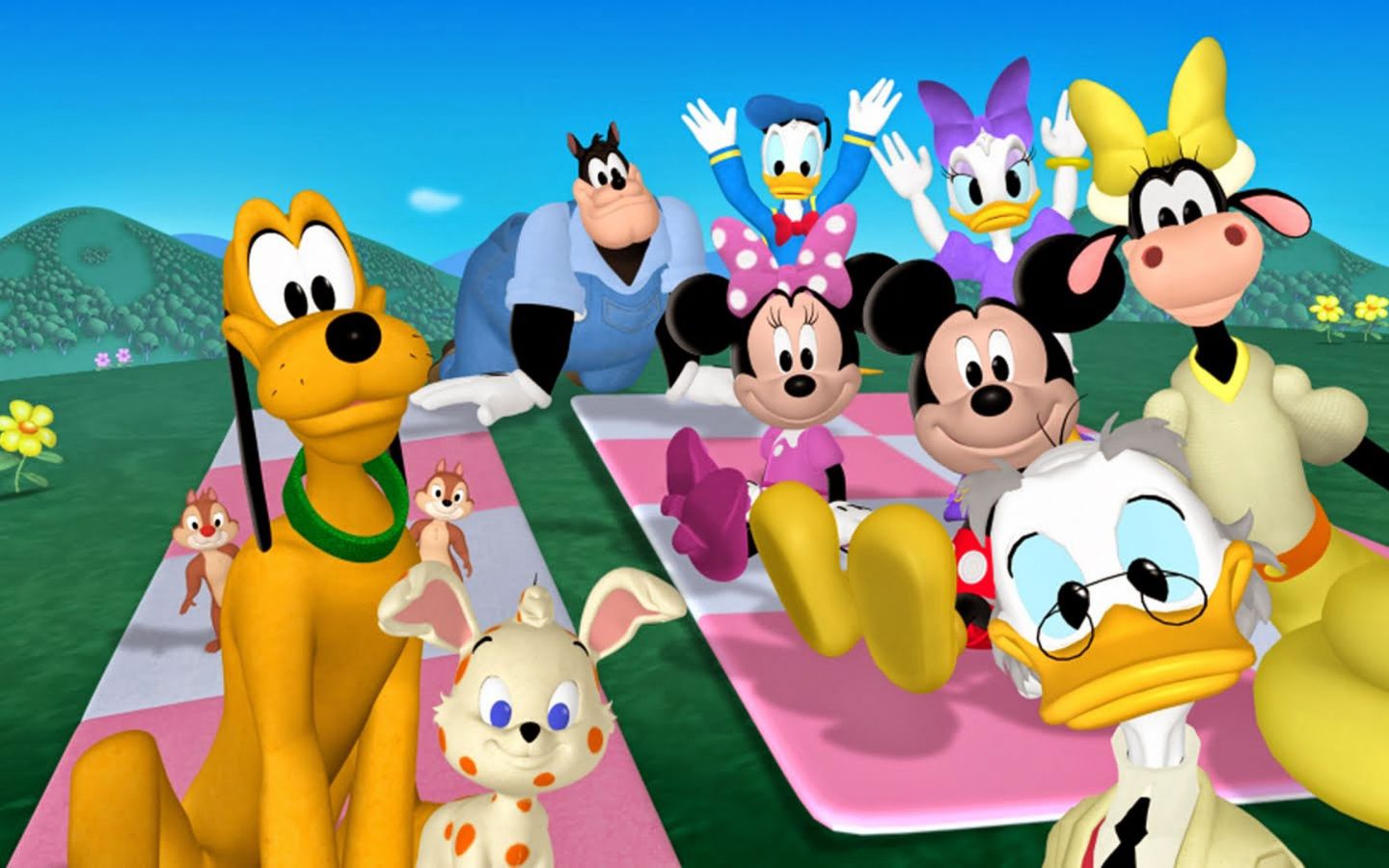 Cartoon Mickey Mouse Disney Clubhouse Desktop HD Wallpaper For Pc