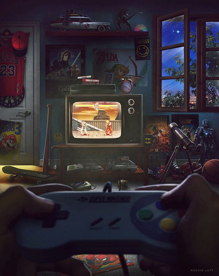 Nostalgia Meets Artistry In This Incredible Video Game Artwork