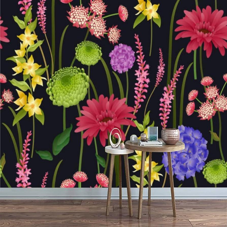 Amazon 3d Modern S Wallpaper Mural Seamless Spring