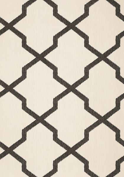 Trellis Wallpaper In Black From The Enchantment Collection Thibaut