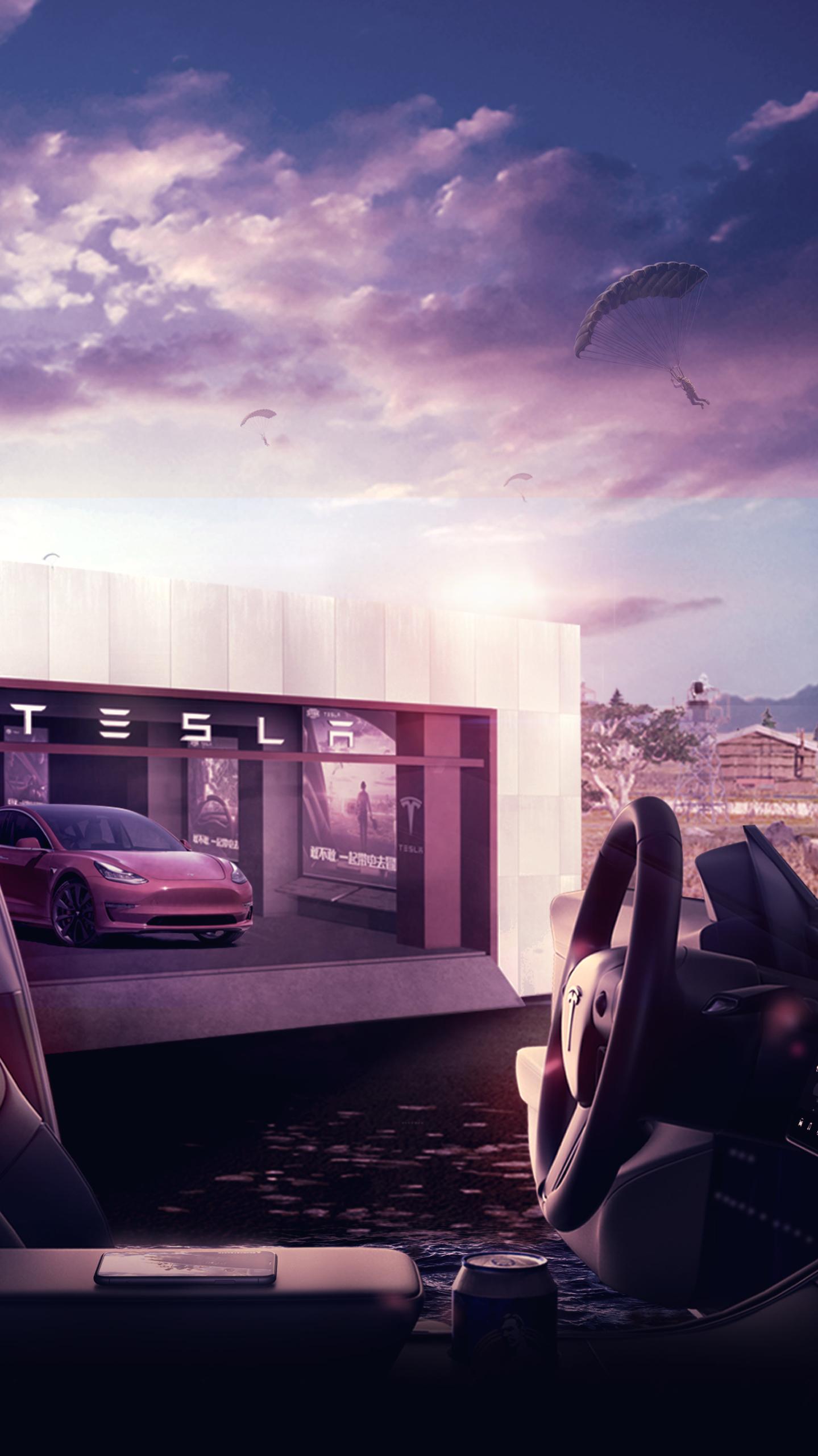 Tesla Release Set Of Official Wallpaper For Your Smartphone