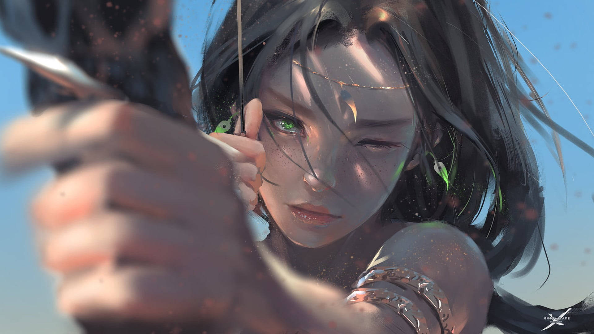 Animated Girl Wallpaper