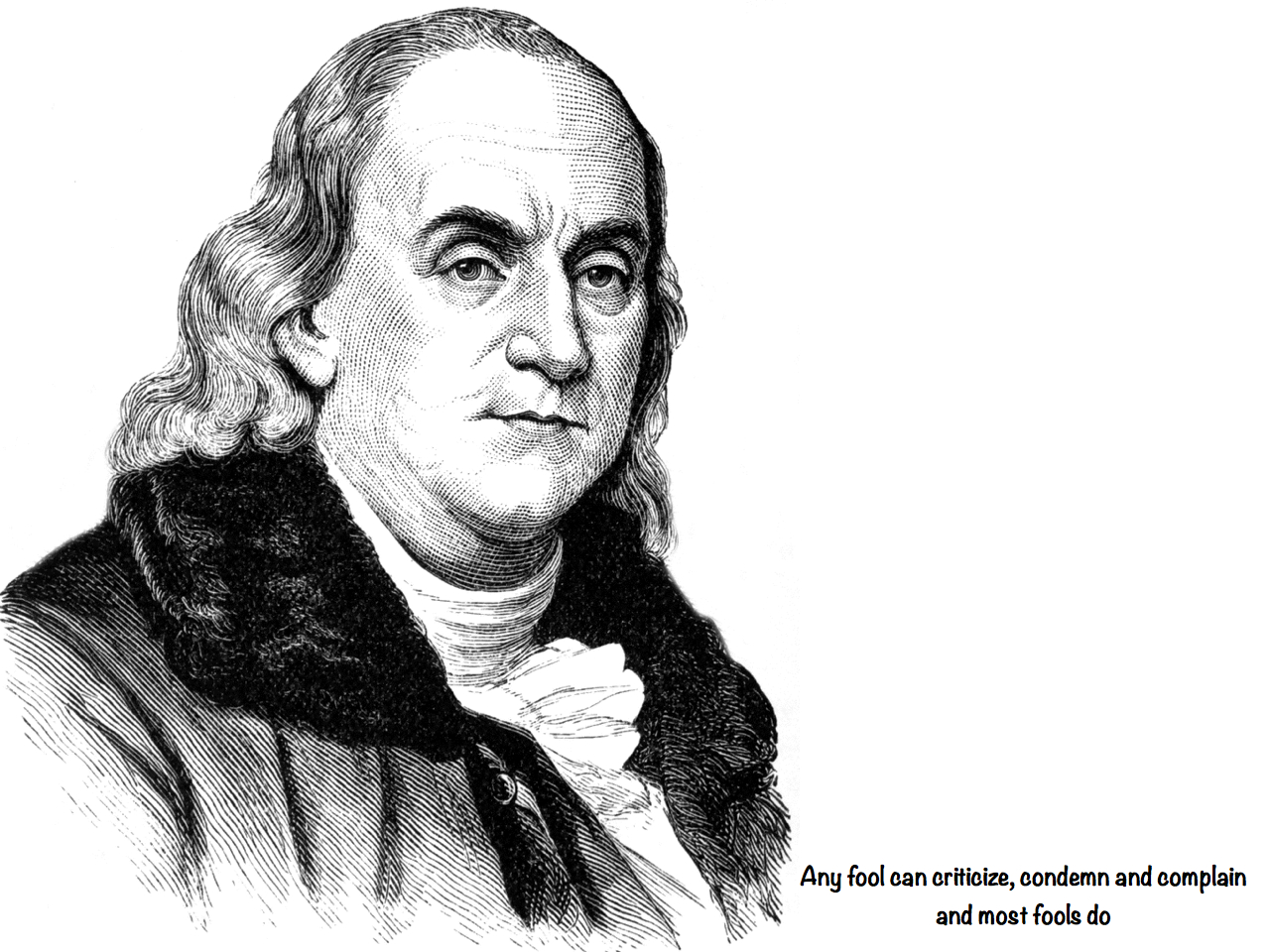 Benjamin Franklin Fools Blue Wallpapers