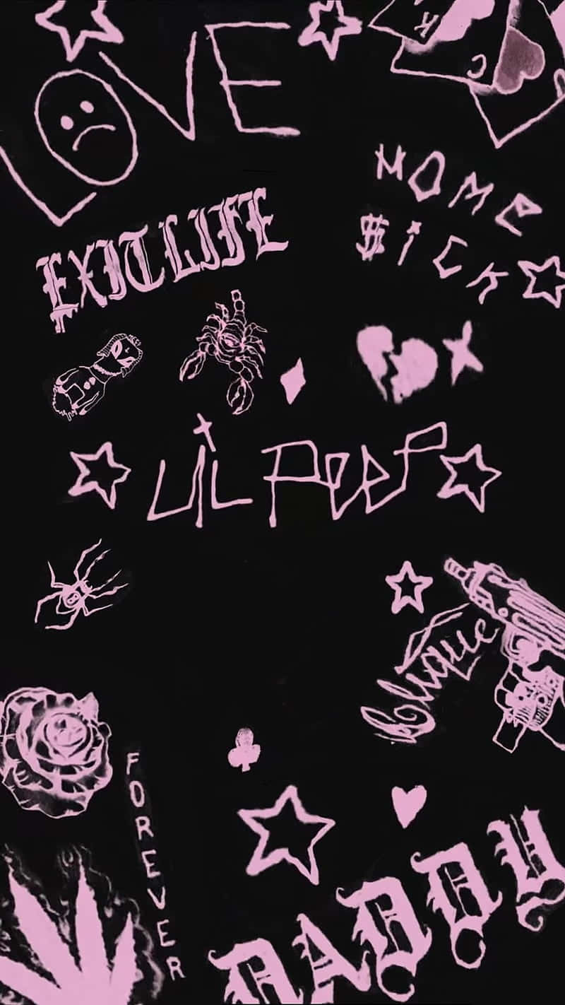Lil Peep Logo Wallpaper