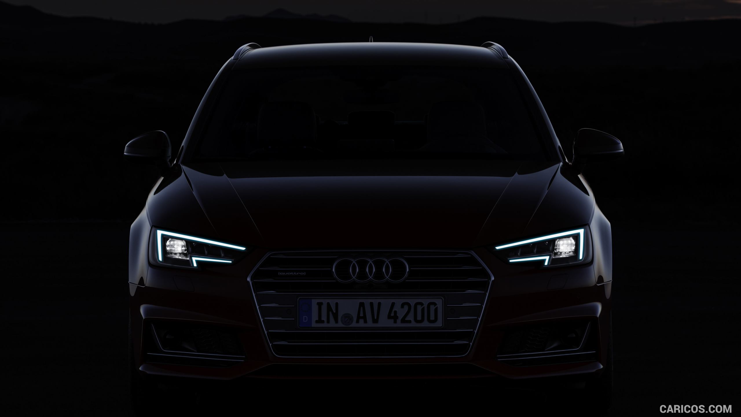 Audi A4 Avant Led Headlights HD Wallpaper