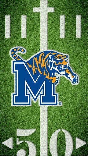  licensed university of memphis logo as a live wallpaper on your phone