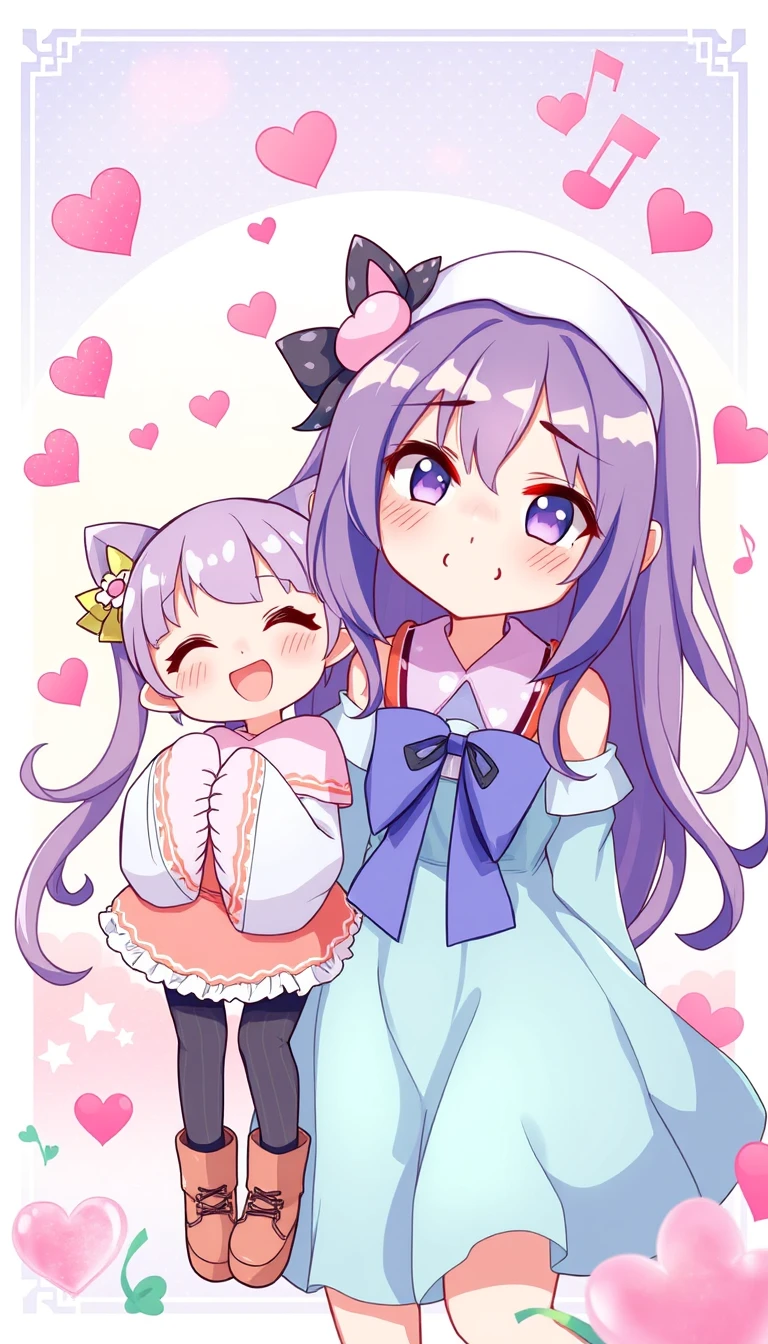 Kuromi And Melody Wallpaper