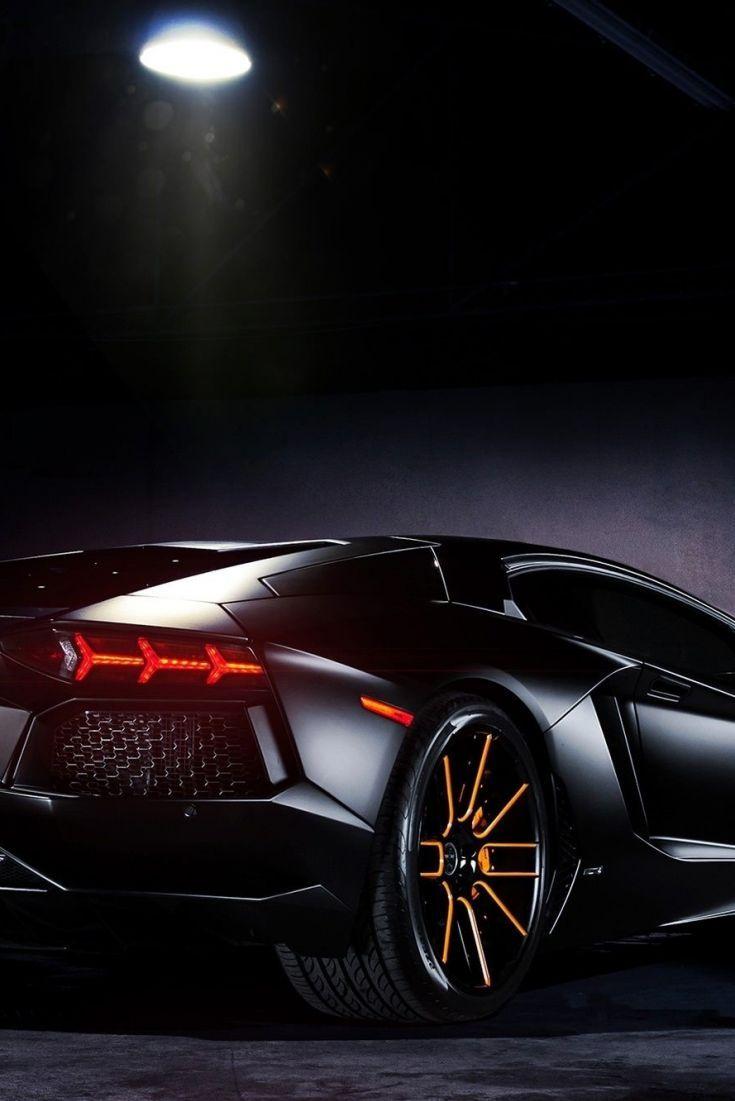 Matte Black Lamborghini Car Wallpaper