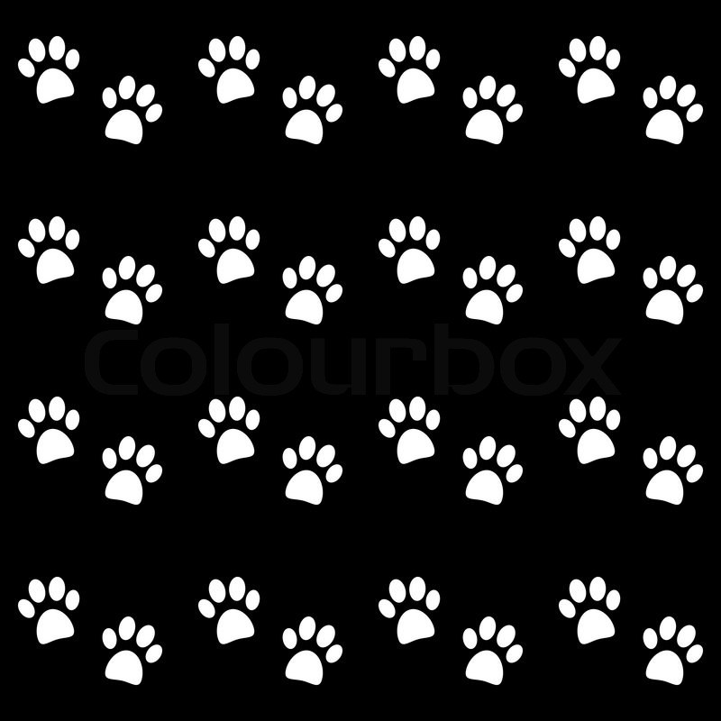 Dog Paw Print Background Animalgals