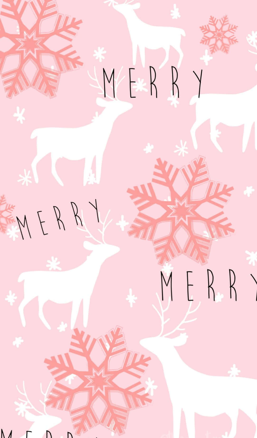 Pink Christmas Wallpaper
