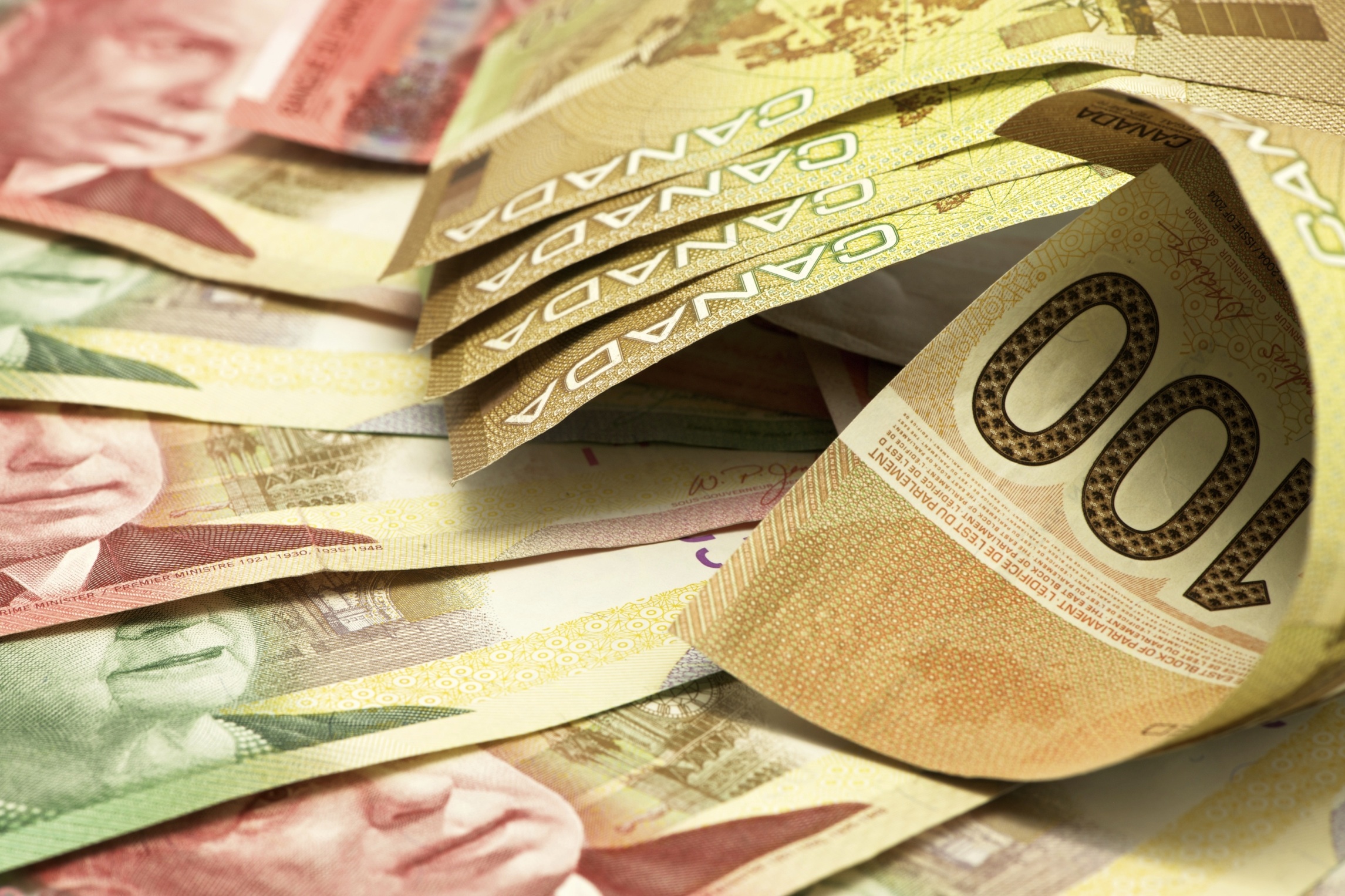 Canadian Money Banknotes Wallpaper Moneywallpaper