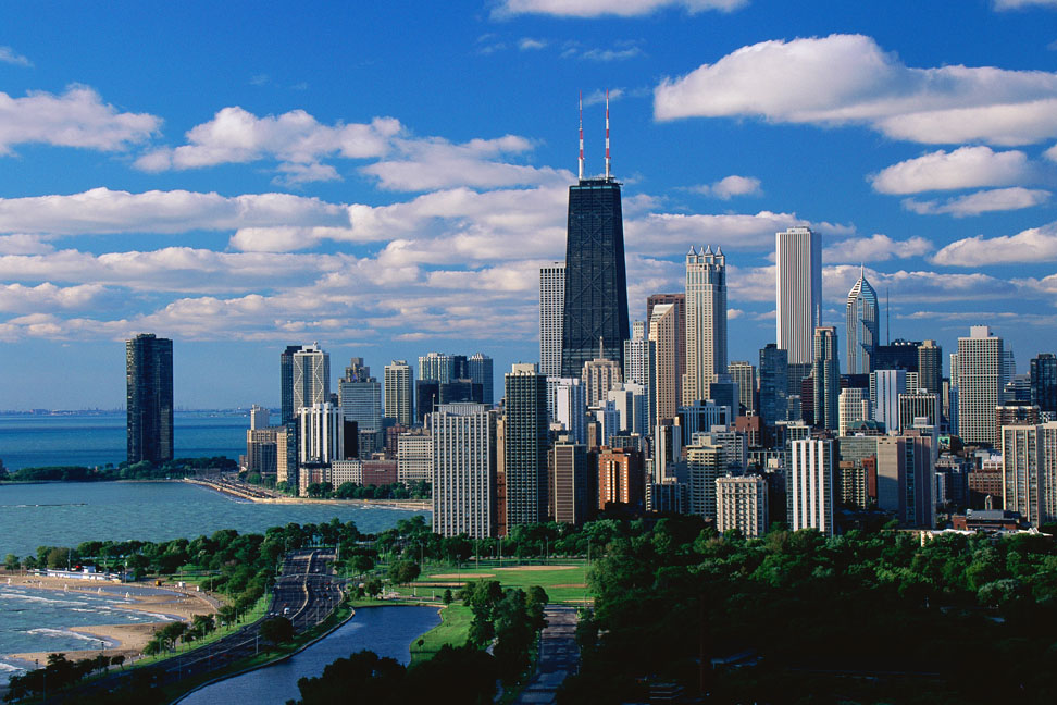 Beautiful Chicago City Skyline Photo Daily Pics Update