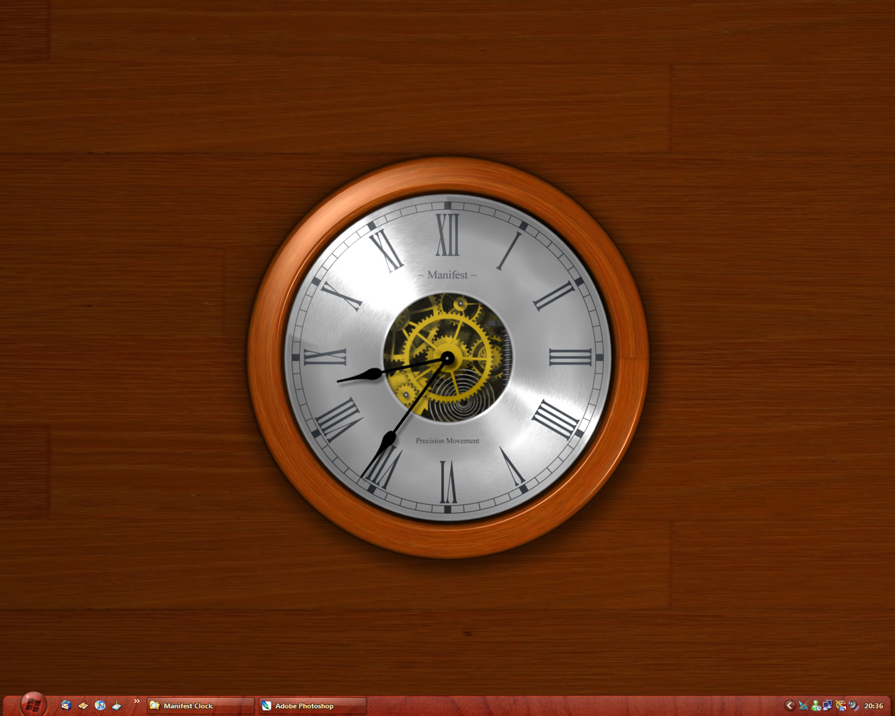  Explore DesktopX Themes Manifest Clock   animated wallpaper