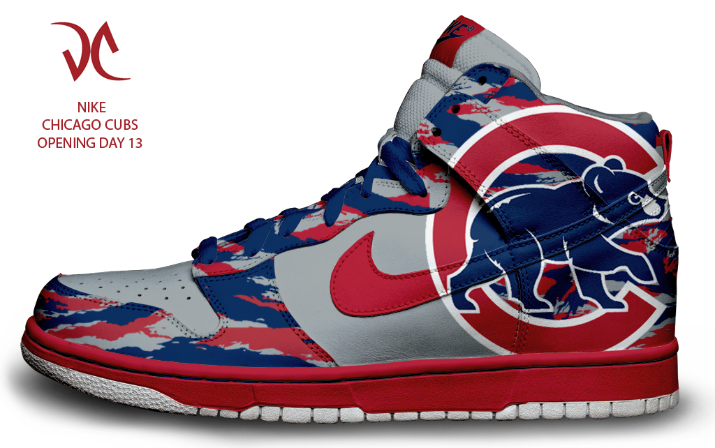 Chicago Cubs Custom Nike Dunks By Tsilvetti