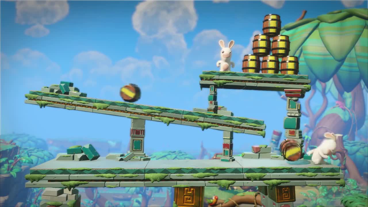 Mario Rabbids Kingdom Battle Donkey Kong Adventure Trailer E3