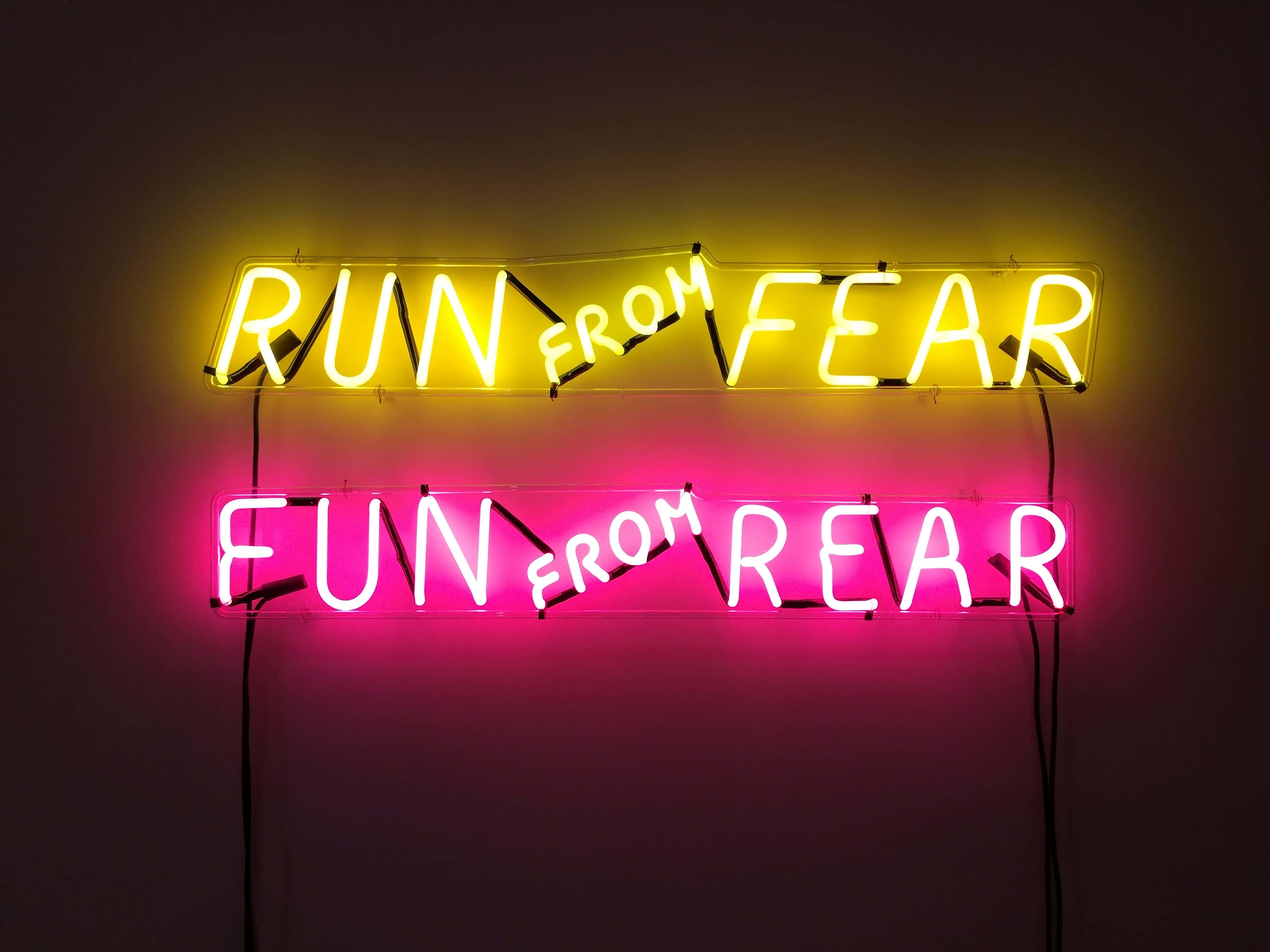 Yellow Neon Light Wallpaper