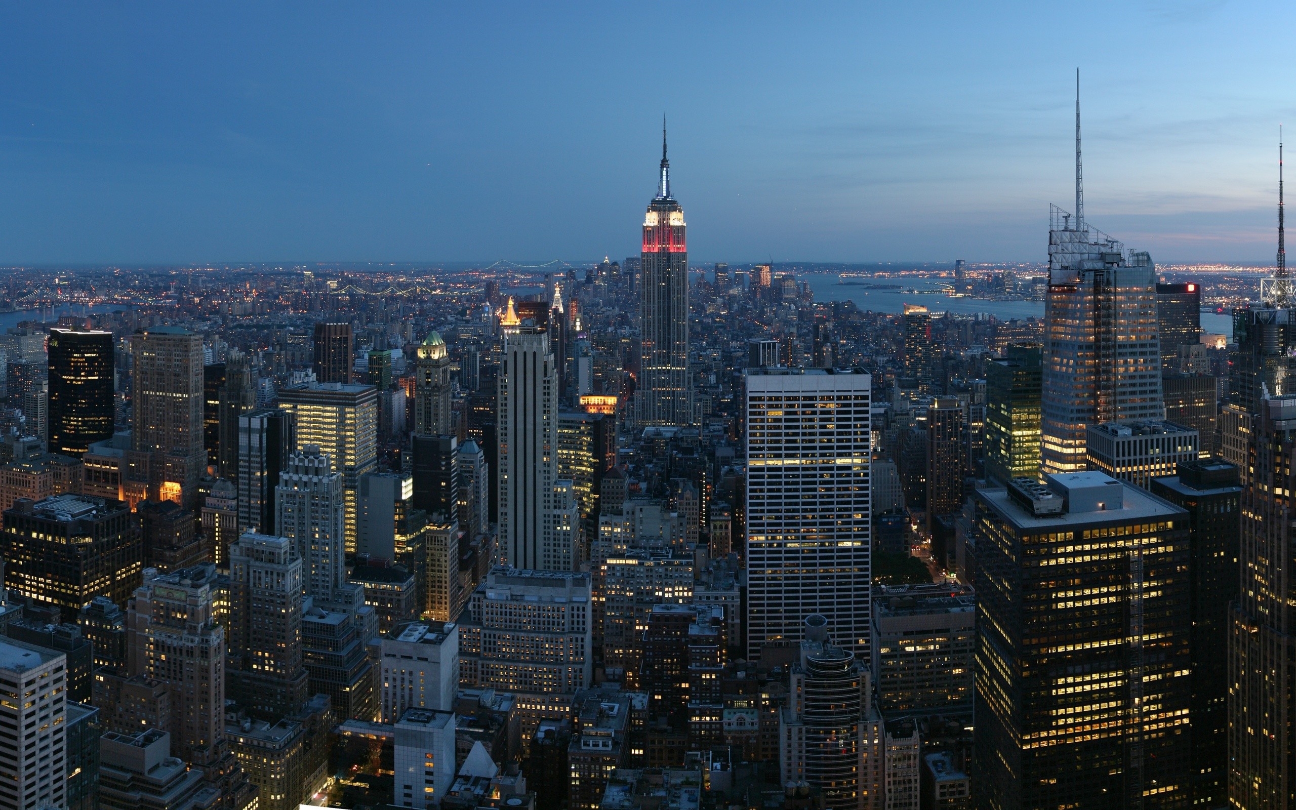 Cityscapes New York City Manhattan Skyline Wallpaper
