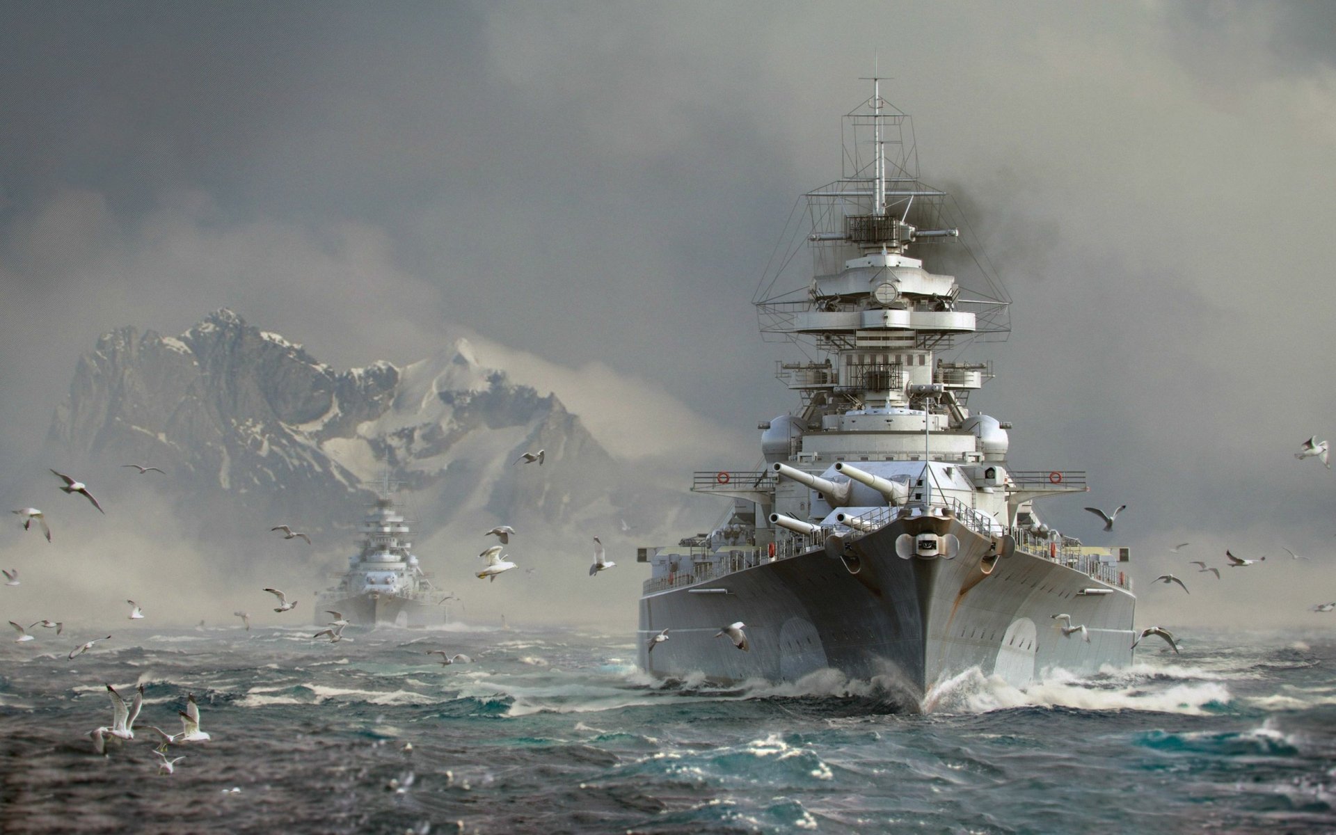 Epic World Of Warships HD Wallpaper