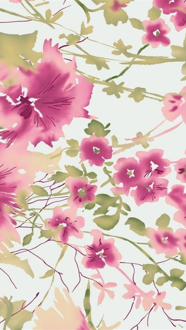 Cute Floral Pattern iPhone Background Car Tuning