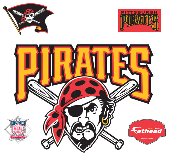 Pittsburgh Pirates Logo Fathead MLB Wall Graphic