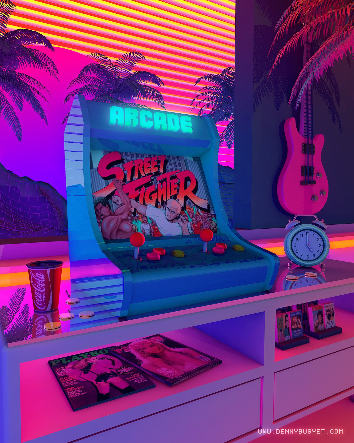 Arcade Dreams By Denny Busyet Wallpaper